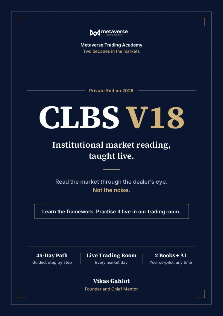 CLBS V18 brochure cover, Metaverse Trading Academy